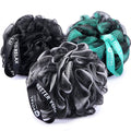 Bath Sponge Set of 3 BW/BL/TRQ
