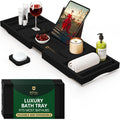Bathtub Caddy Tray, Black