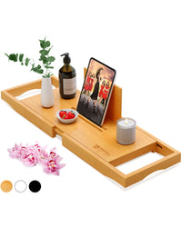 Adjustable Bathroom Caddy, Natural